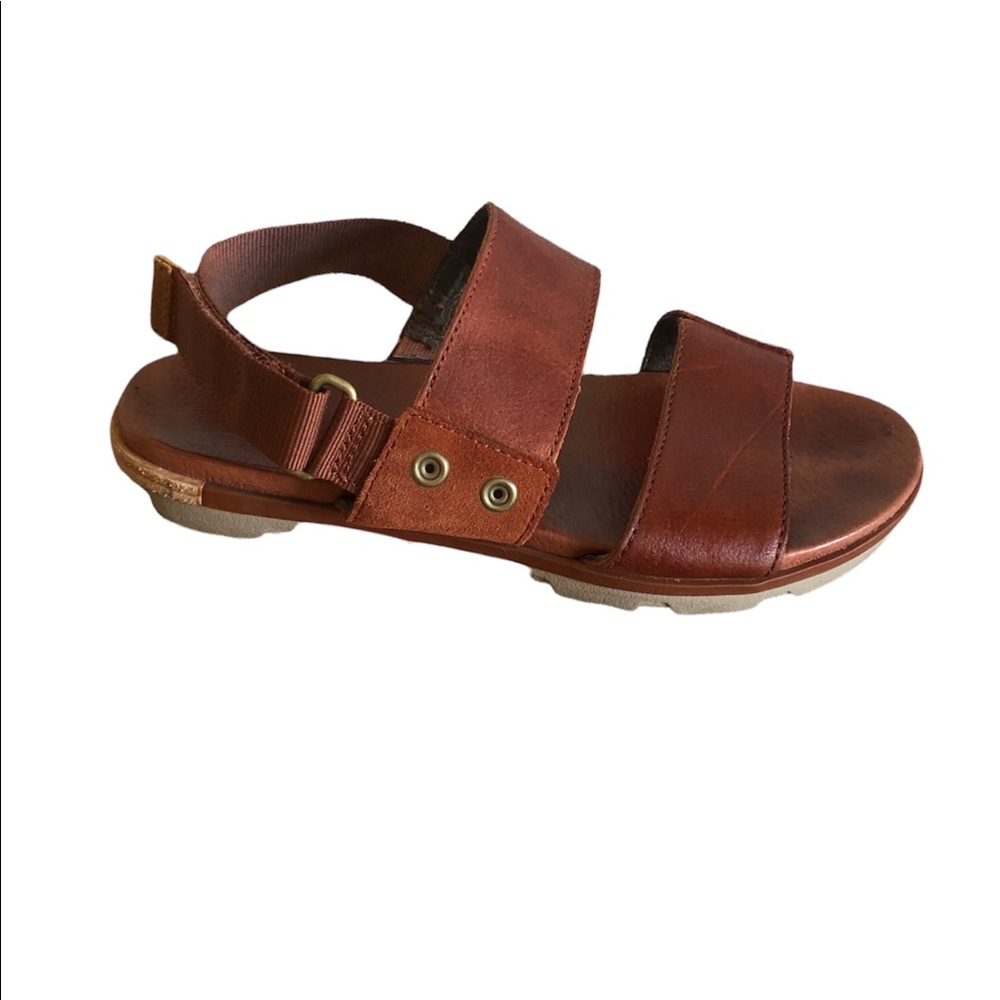 SOREL BROWN SANDALS NL 2515-295  SZ. 7